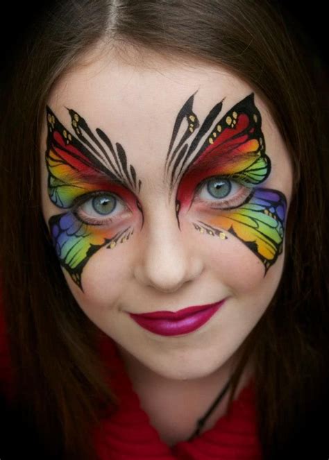 Butterfly Face Paint Face Painting Butterfly Makeup