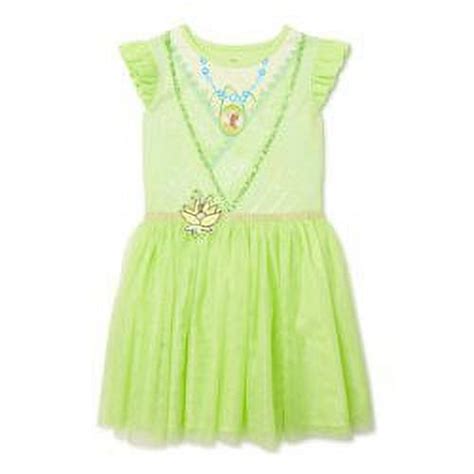 Disney Princess Tiana Girls Exclusive Cosplay Tiana Tutu Dress Sizes 4