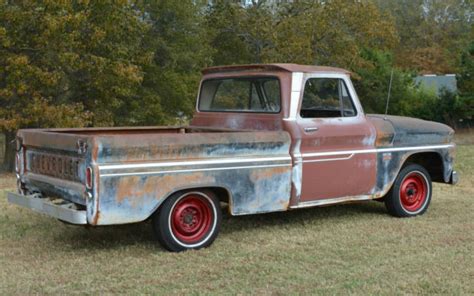 One Owner 1966 Chevrolet C10 Swb Fleetside Custom Cab Pickup Truck