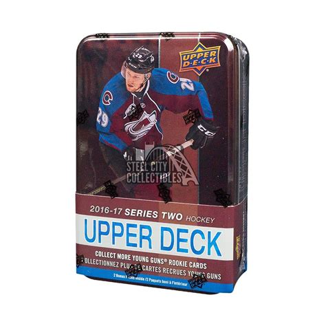 2016 17 Upper Deck Series 2 Hockey Tin Box Steel City Collectibles