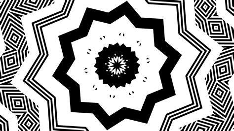 Black White Geometry Shapes Symmetry Hd Abstract Wallpapers Hd