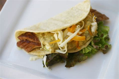 To make these blackened cod fish tacos complete, you have to have some cilantro avocado sauce. Baja Fish Tacos With Avocado Cream Sauce by Rockin Robin ...
