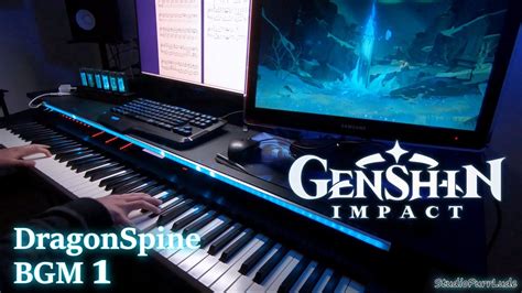 genshin impact  ost dragonspine calm bgm  piano arrangement chords chordify