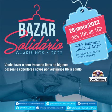 Prefeitura promove Bazar Solidário para pessoas em vulnerabilidade Click Guarulhos