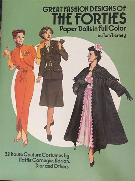 Choose From 1great Fashion Designs Of The Twenties Paper Dolls In Full Color Copyright 1983