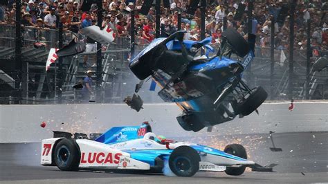 Indy 500 Scott Dixon Crashes Takuma Sato Wins Fernando Alonso Falls Tantalisingly Short Abc