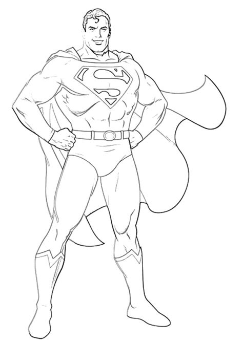 Total Imagem Superman Desenhos Para Colorir Br Thptnganamst Edu Vn