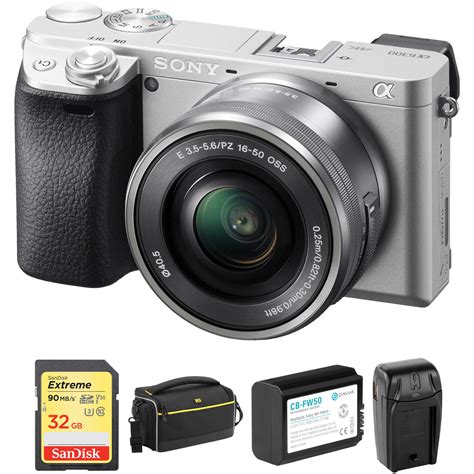 Sony Alpha A6300 Mirrorless Digital Camera With 16 50mm Lens And