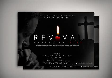 Revival Church Invitation On Behance
