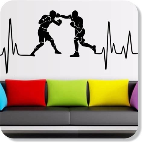 Adesivo Parede Academia Boxe Boxing Esporte Elo