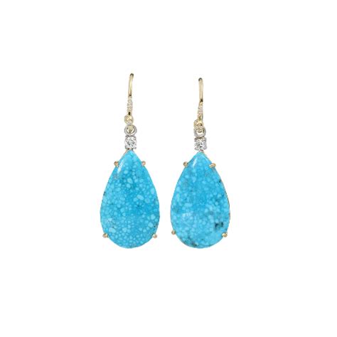 Irene Neuwirth - Crown Spring Turquoise Earrings $27,380 (With images) | Irene neuwirth jewelry ...