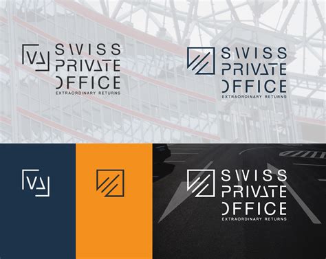 Professional Elegant Financial Service Logo Design For Swiss Private