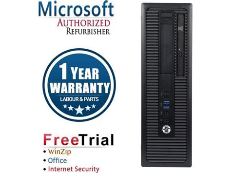 Refurbished Hp Desktop Computer Elitedesk 800 G1 Intel Core I5 4th Gen