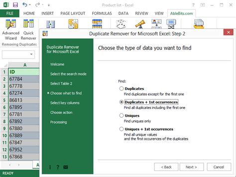 First of all, select the cells or range in your excel sheet that you want to identify for duplicate data. Find and remove duplicates in Excel - Duplicate Remover