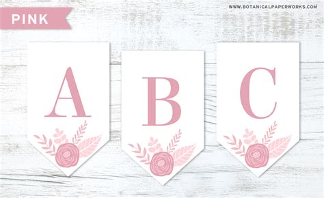 Letters For Banners Free Printable Free Printable Templates