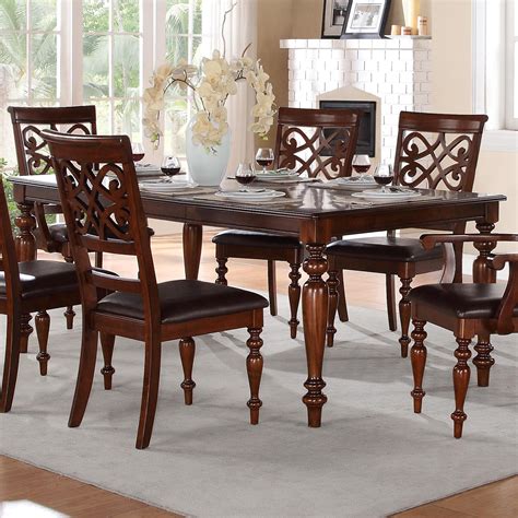 Homelegance Furniture Creswell 5056 78 Traditional Formal Dining Table