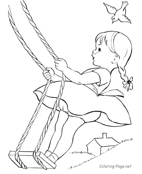 printable girl coloring pages coloring home