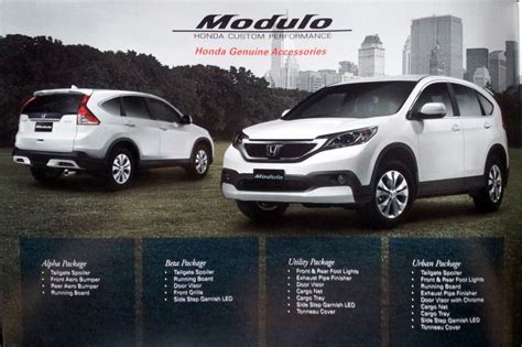 *xe nhập khẩu, màu trắng, máy xăng 1.5 l, số tự động. Honda introduces Modulo kit for the CR-V in Malaysia
