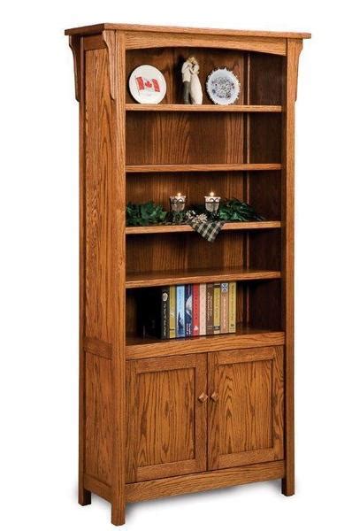 Bridger Mission Style Bookcase From Dutchcrafters Amish Furniture