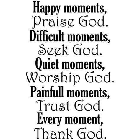 Winston Porter Happy Moments Praise God Christian Quotes Wall Decal