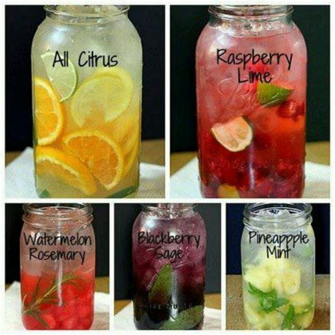 Fruit And Herb Flavored Water Recipe Ginger Tea Detox