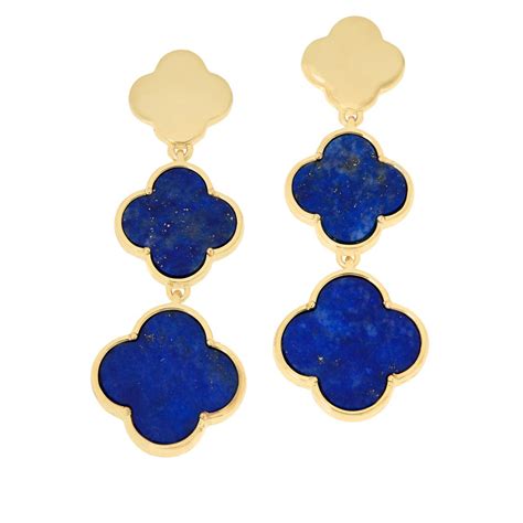 Connie Craig Carroll Jewelry Clementine Clover Drop Earrings 20672025 Hsn