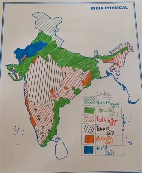 India Major Soil Types In India Political Map