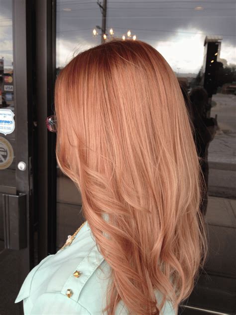 Going For It Spring Rose Gold Strawberry Blonde Hair Strawberry Blonde Hair Color Hair Styles