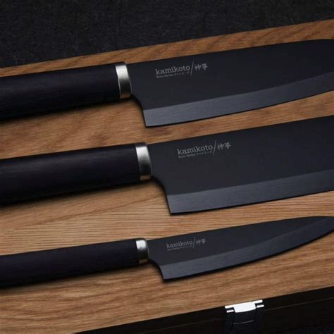 Kamikoto Kuro Black Series Knife Set Video Cooking Tools Cool