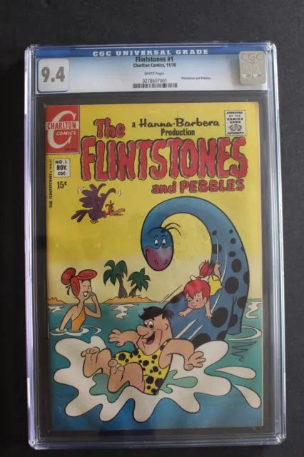 Flintstones 1 Pebbles 1970 Charlton Hanna Barbera Animated Tv Cartoon