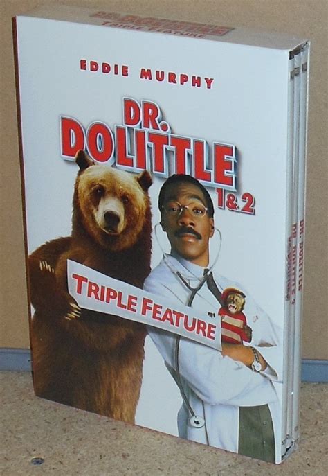 Dr Dolittle Triple Feature Dvd Set Eddie Murphy Kristen Wilson Kyla Pratt