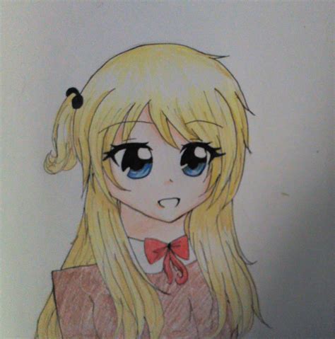 Anime Girl Colored Pencils By Megahetalian5212 On Deviantart