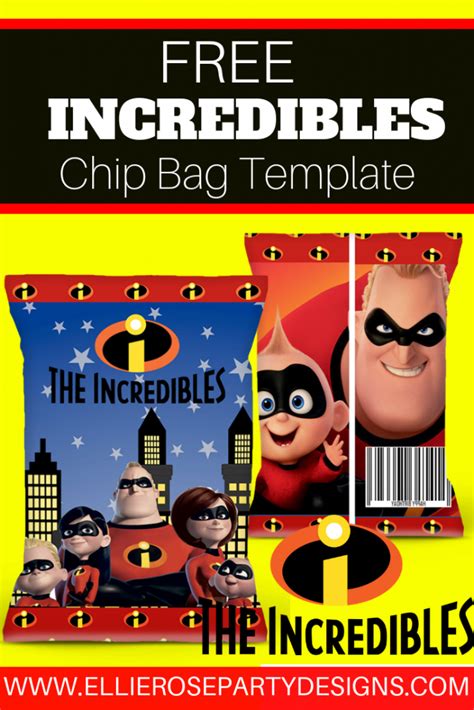 To get instant access to your free chip bag template pdf download, simply fill in the short form below and you will also get access to all the free files in my craft library. The Incredibles Chip Bag Printable Freebie ...