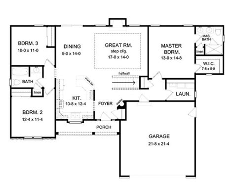 Beautiful Open Floor Plans Ranch Homes - New Home Plans Design