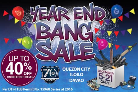 Pictures of a giant crystal tower for christmas in a mall, and big year end sales in another, were enough for us travel and shopping. Year End Bang Sale 2016 - P.B.Dionisio & Co