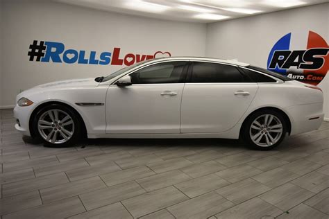 Used 2014 Jaguar Xjl Portfolio 4dr Sedan Stock 12786 White Mileage