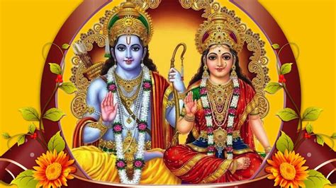 Lord Rama And Goddess Sita Hd Wallpapers Ram Sita Photo Ram Sita Image