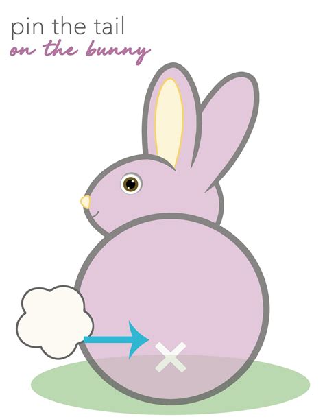 Pin The Tail On The Bunny Printable Printable Word Searches
