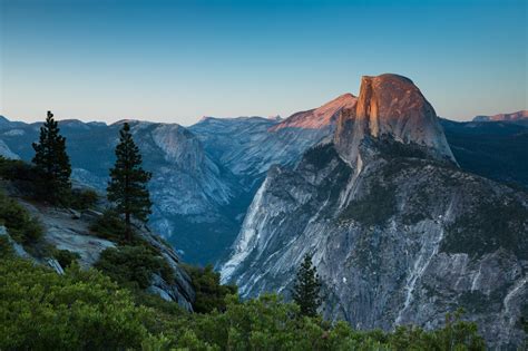 Sunset At Half Dome Yosemite By Kenneth Lui 500px