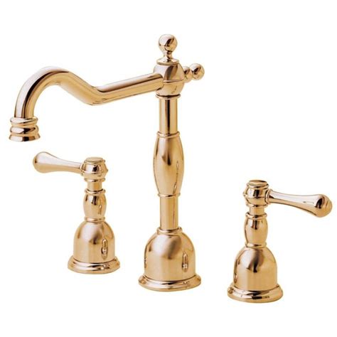 Danze Opulence Polished Brass 2 Handle Widespread Bathroom Sink Faucet