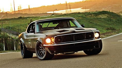 Ford Mustang Classic Car Muscle Hot Rods Wallpaper 1600x900 70002
