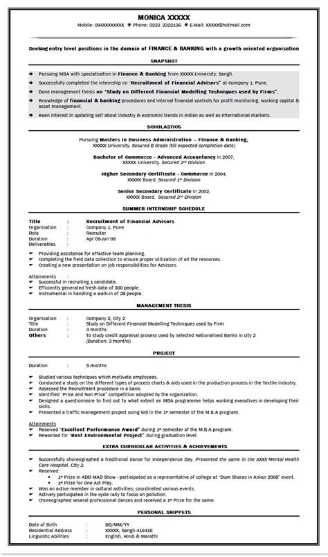 So you have to focus on your resume first and make a very impressive resume. Best CV Format For Bank Job In Pakistan In MS Word Format | Talib
