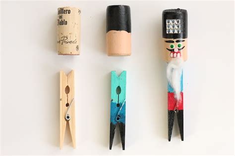 Cork And Clothespin Nutcracker Ornament Happy Hooligans