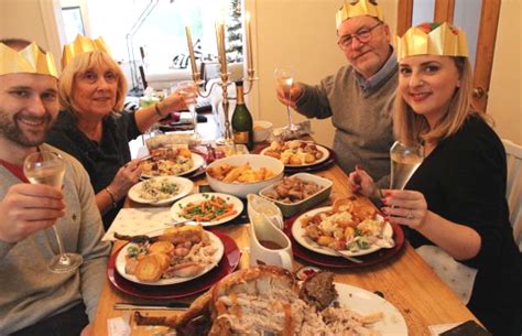 Christmas dinner is a meal traditionally eaten at christmas. Our first Christmas in Chorlton, Manchester - Holly Goes ...
