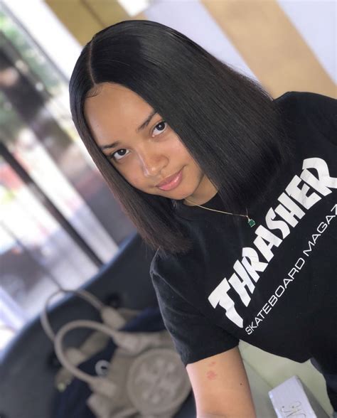 Follow Tropicm For More ️ Frontal Hairstyles Short Bob Hairstyles