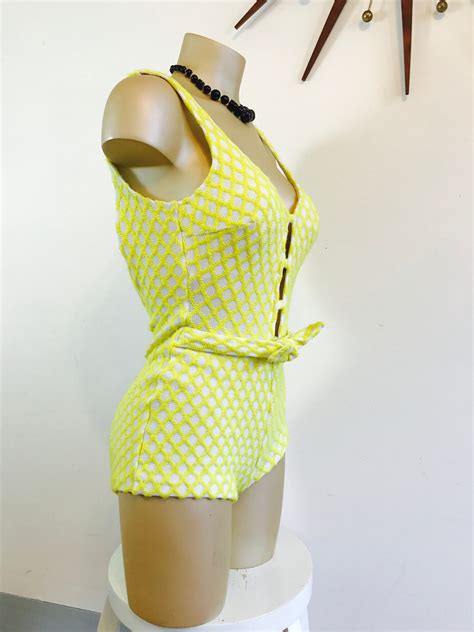 Vintage 50s Onepiece 50s Swimsuit Swimming Costume Bathing Costume