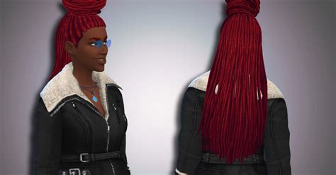 Pin By Nappily D On Sims4hood Maxis Match Top Bun Sims 4 Cc