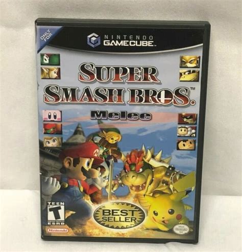 Super Smash Bros Melee Nintendo Gamecube 2001 Video Game Complete