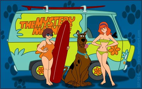 Scooby Doo Cartoon Network Tv Daphne Hd Art 480p Scooby Cartoon Series Mystery Machine