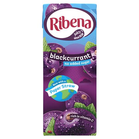 Ribena No Added Sugar Blackcurrant Carton Ribena Uk